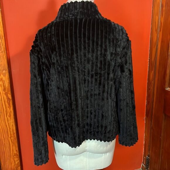 Planet Gold Plush Black Cowl Neck Sweater Sz XL - Picture 3 of 3